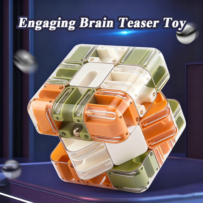 Skanto | Large Maze 3D Puzzle Cube - Engaging Educational Toy