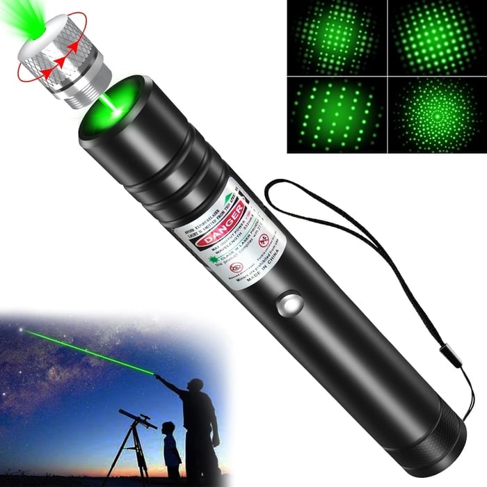 BowLift | Red and green single-point laser light