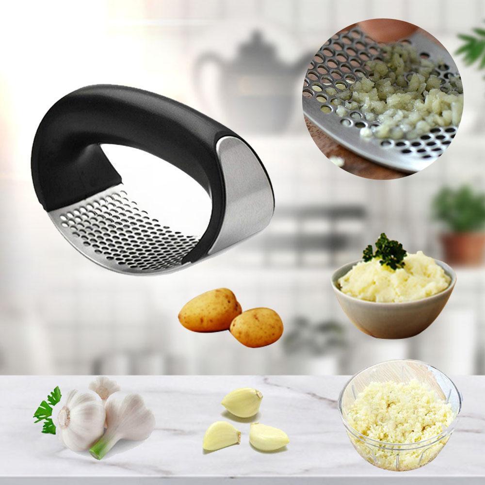 Premium Stainless Steel Garlic Press | Karnz