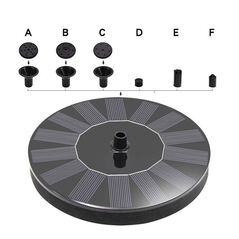 Skanto | Solar-Powered Bird Fountain with Light