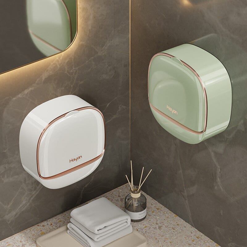 Waterproof soap dish with drain box