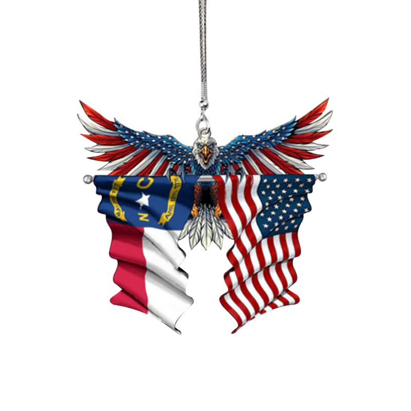 Skanto | Eagle Flag Hanging Ornament for Car