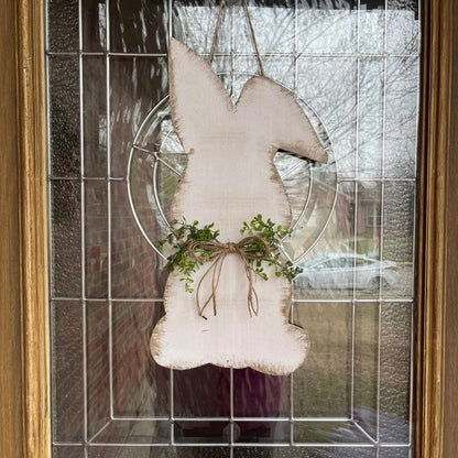 Easter Bunny Wooden Door Hanging Decor | Bowlift