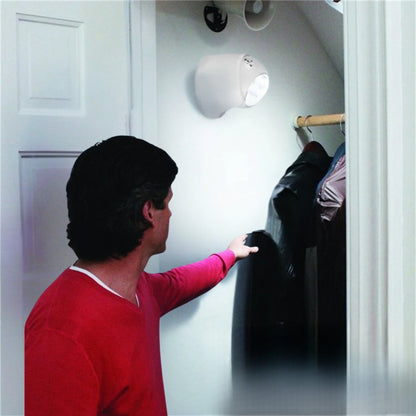 Skanto | Wireless Battery-Powered Outdoor Security Lights – Motion Sensor LED Spotlight for Home, Garden, and Wall Lighting