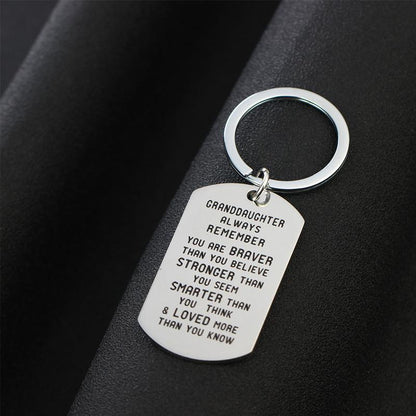 BowLift | To my grandchild grandson granddaughter son daughter gift inscription keychain