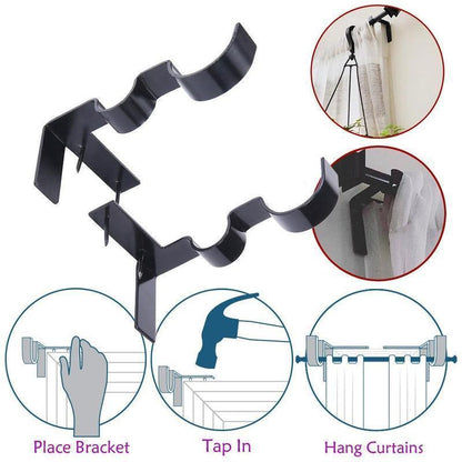BowLift | Curtain Rod Brackets (2 pcs)