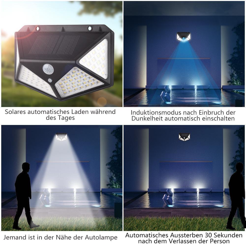 Waterproof solar lamp 100 LED outdoors