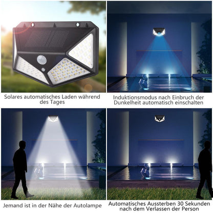 Waterproof solar lamp 100 LED outdoors