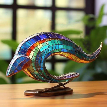 Wildlife Art with Base Wild Animal Desktop Decorations | Bowlift