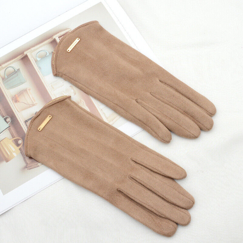 Classic Suede Women's Gloves - SuaveTouch