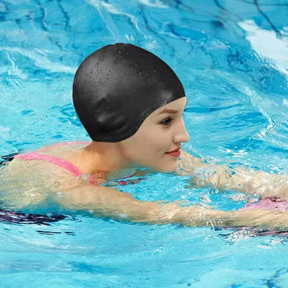 BowLift | Silicone Swim Cap with Ear Protection for Long Hair