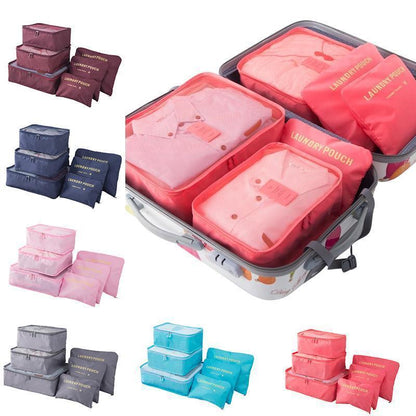 Skanto | 6-Piece Portable Luggage Packing Cubes