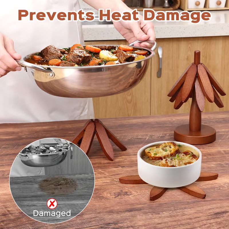 Skanto Skanto | High-Quality Heat-Resistant Natural Wood Coasters and Trivets
