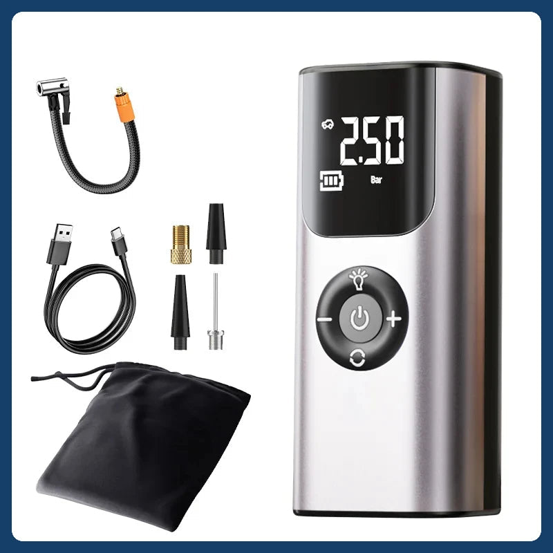 Skanto | Mini Wireless Automatic Car Tire Air Compressor Pump