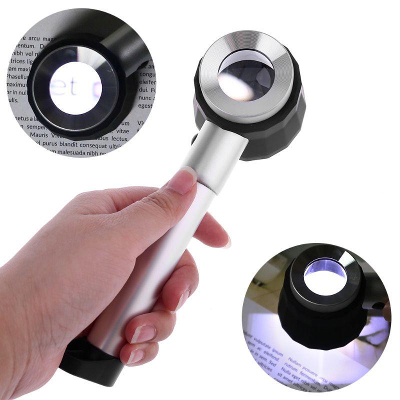 Skanto | 10X Magnifying Glass with Scale and LED Light