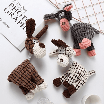Sandsberg | Robust Plush Dog Toy | Bite-Resistant and Durable Design | Multiple Models