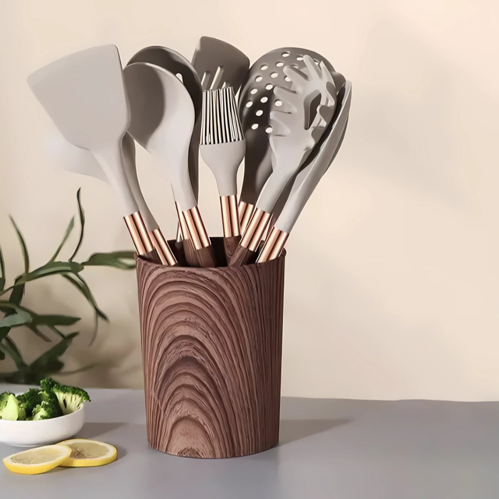 Luxurious Silicone Cooking Utensils | 10-Piece Set