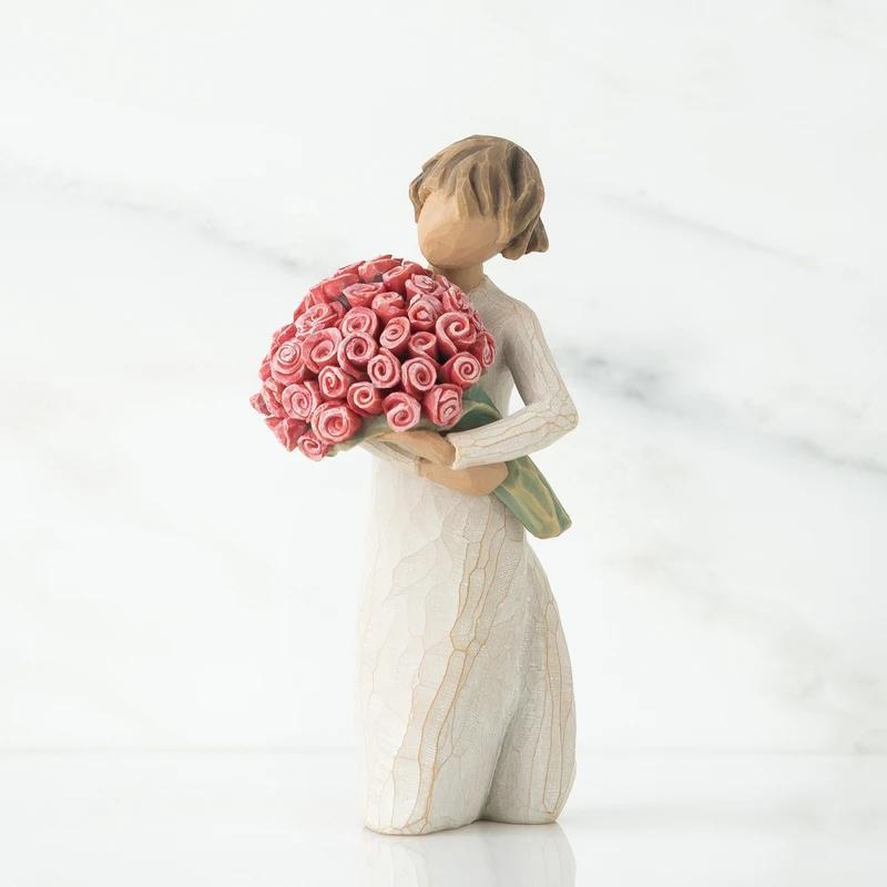 Ornament - Girl with a bouquet | Bowlift