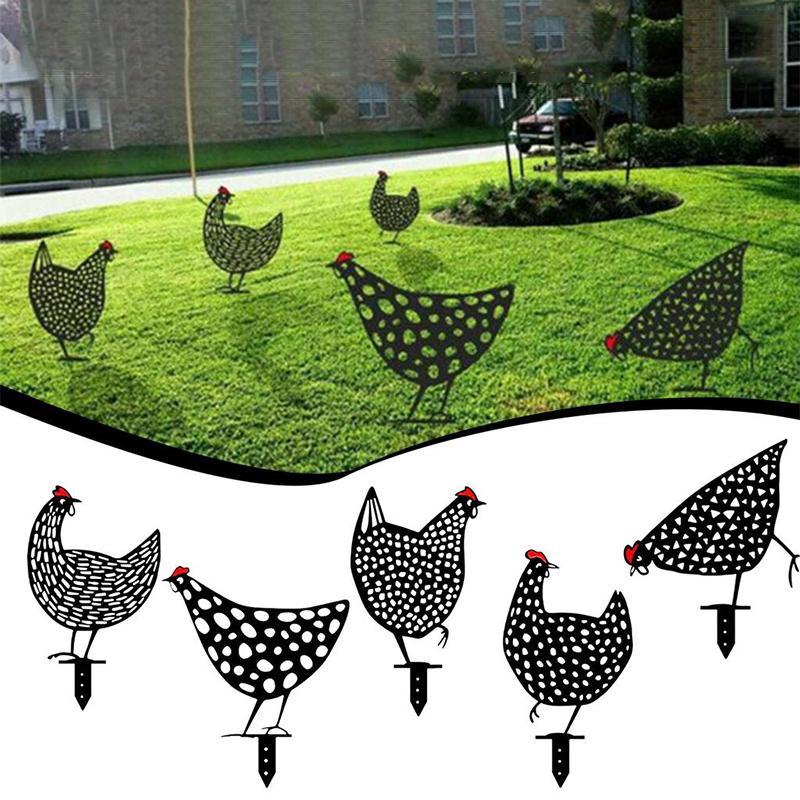 BowLift | Simulated Chicken Ornament for the Garden