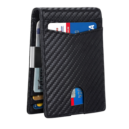 Skanto | SafeSlim RFID Leather Men's Wallet – Compact, Thin & Secure