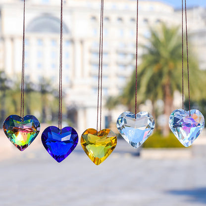 Skanto | Hanging Heart Sun Catcher Prism Craft Projects