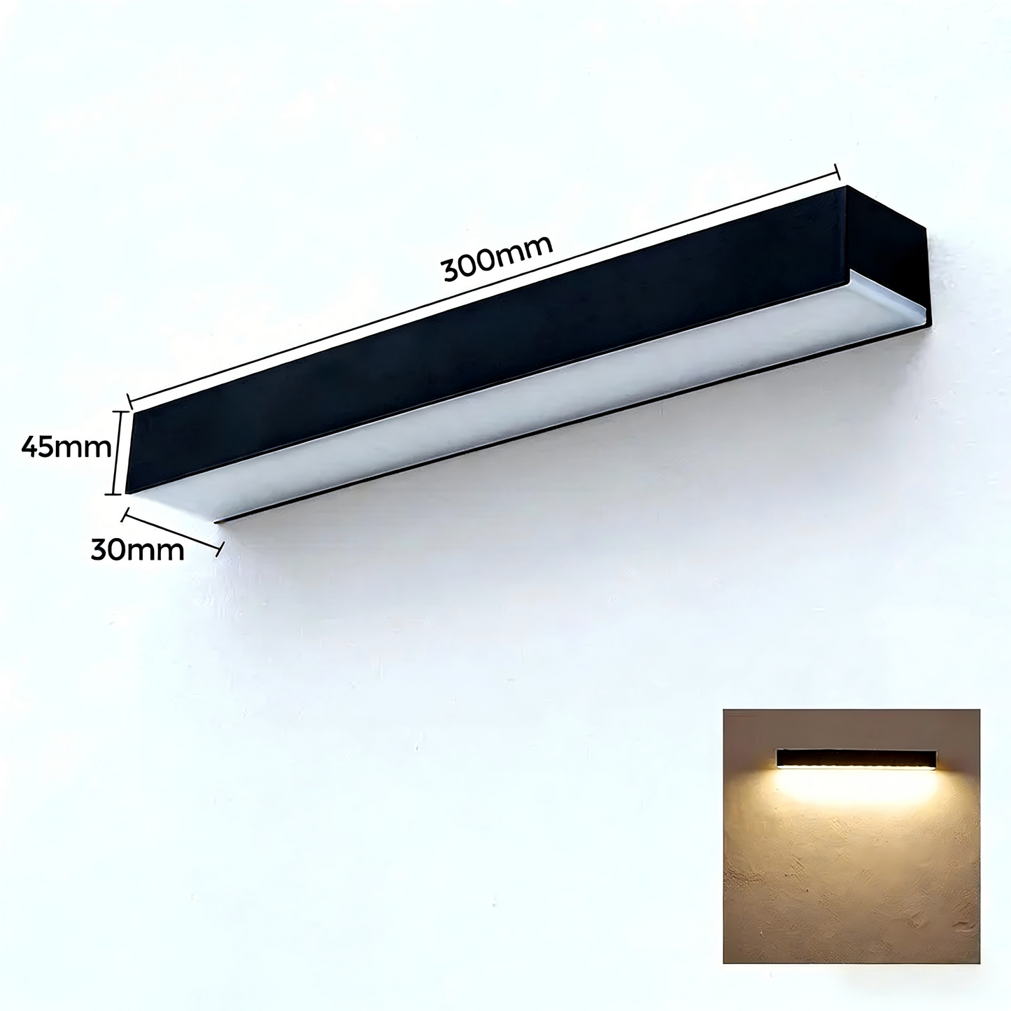 BowLift | LUMAVIA SolarGlow Solar Garden Lamp LED | Waterproof & Super Bright | House Number Lighting | For Balcony, Wall & Entrance