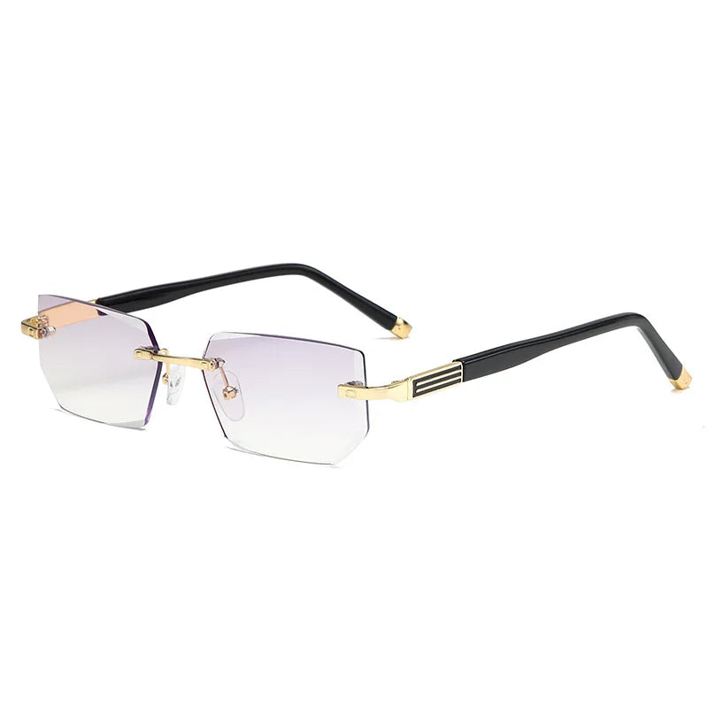 Progressive reading glasses with high hardness and anti-blue light filter for distance and near vision
