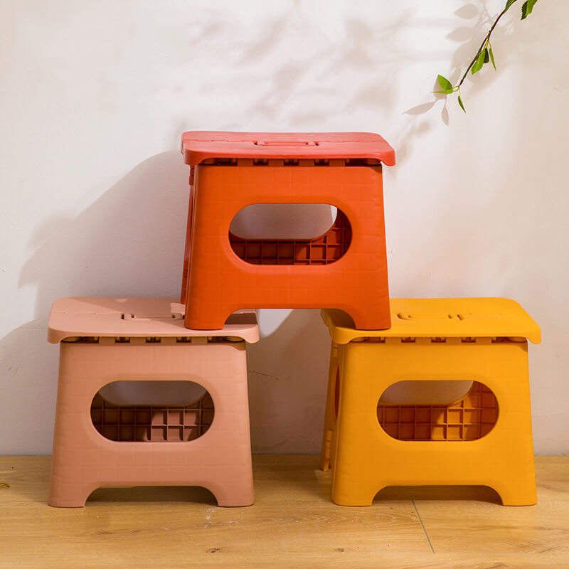 BowLift | Folding Step Stool with Handle | Lightweight. Durable & Space-Saving for Kitchen. Bathroom. Office & Outdoor Use