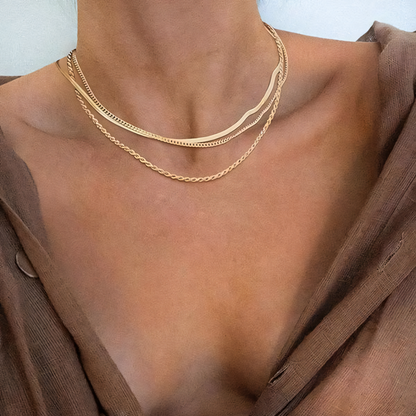 BowLift | 3pc Classic Necklace Choker Stack