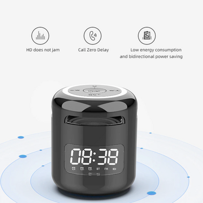 Skanto | Bluetooth Speaker with FM Radio Alarm Clock