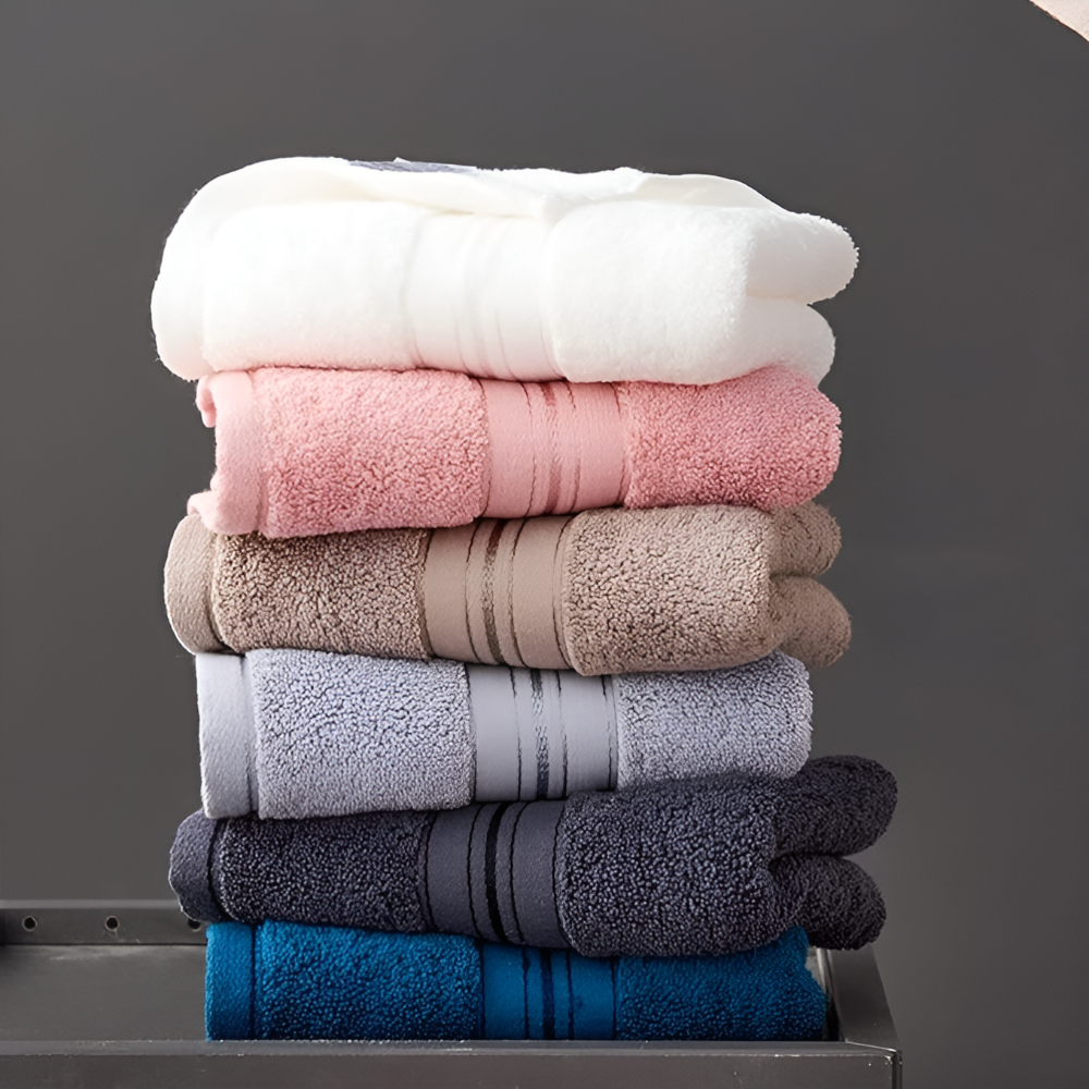 Skanto | LuxeCloud Egyptian Cotton Towel Set for Soft Comfort