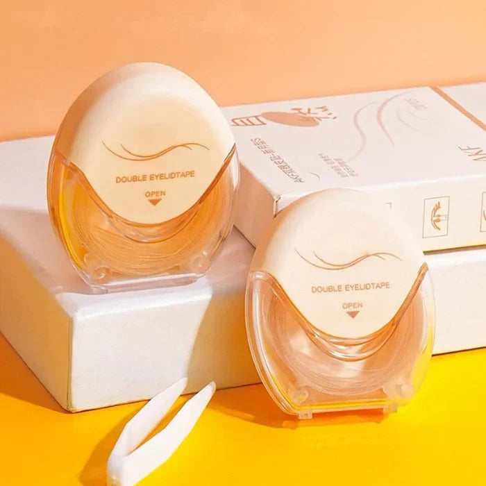 Adhesive-free, invisible double eyelid stickers