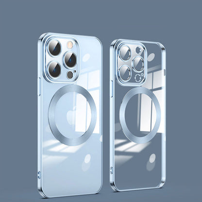 BowLift | Electroplating Wireless Magnetic Charging All-Inclusive Lens Case for iPhone