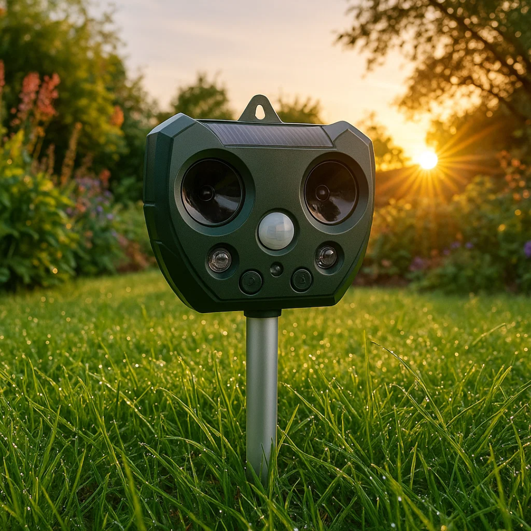 BowLift | Ultrasonic Bird & Pest Defender | Weatherproof, Solar-Powered & Effective for Garden Protection