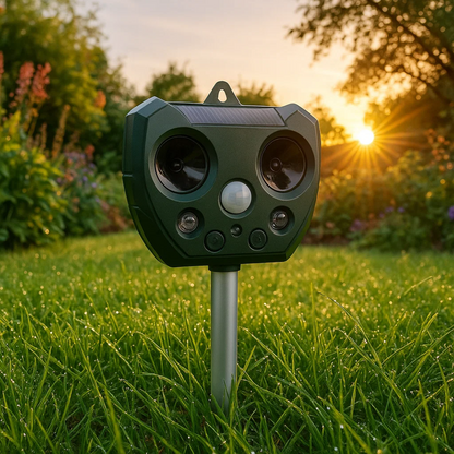 BowLift | Ultrasonic Bird & Pest Defender | Weatherproof, Solar-Powered & Effective for Garden Protection