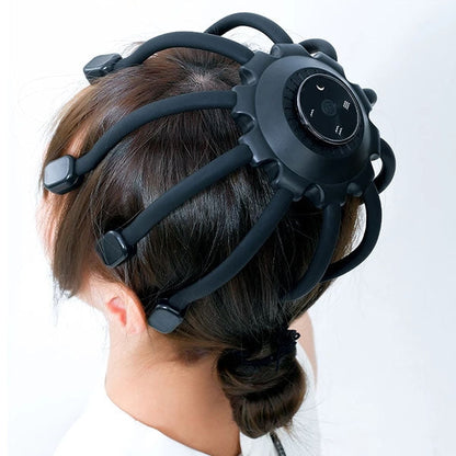 Skanto | Electric Octopus Head Massager - Best Head Massage Machine with Vibration Therapy