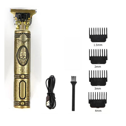 Skanto | Vintage Oil Head Gradient Engraving Electric Hair Clipper