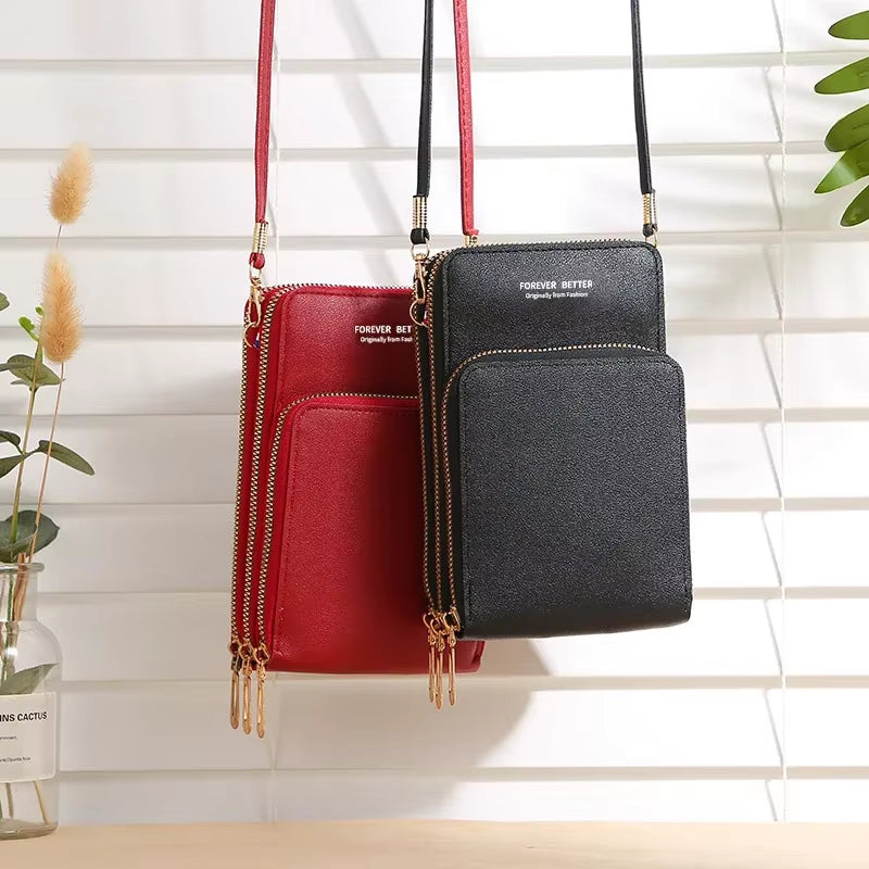 BowLift | Leather Crossbody Phone Bag | Over-the-Shoulder Phone Bag
