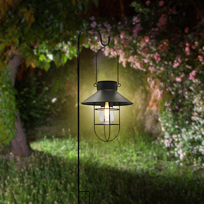 Vintage Solar Lantern for Outdoor Elegance