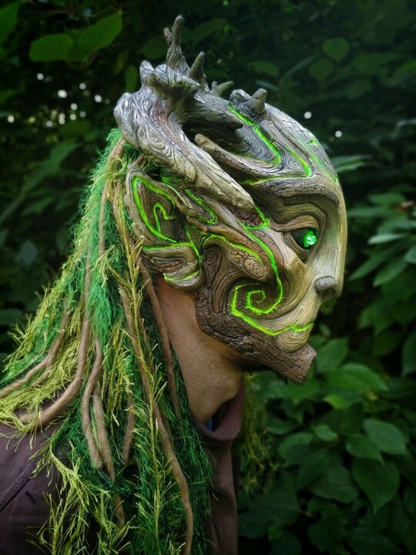 BowLift | Green Man Forest Spirit Mask Costume Accessories Masks