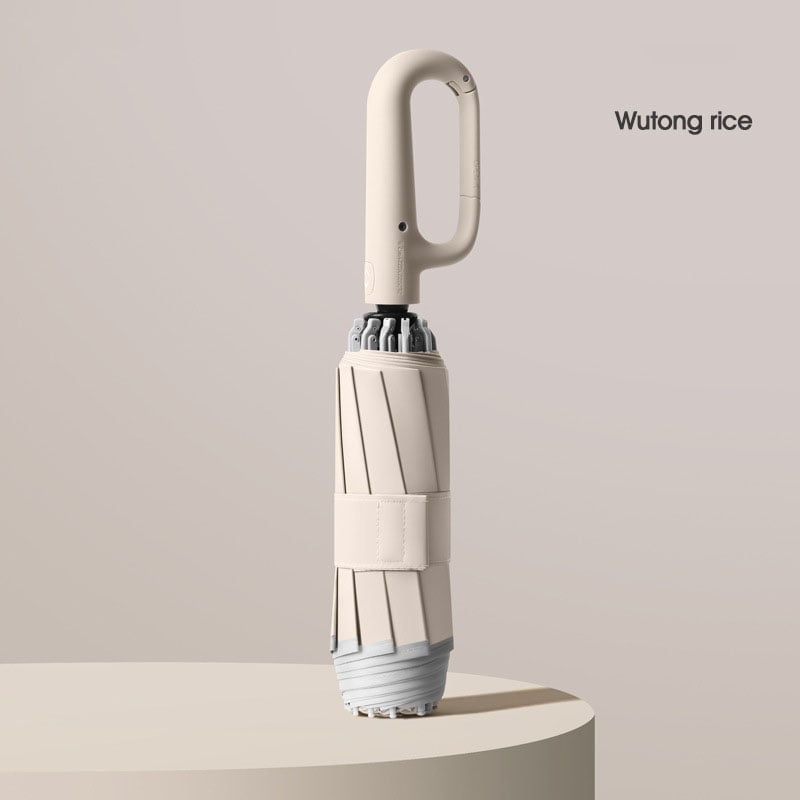 Skanto | Ring Buckle Umbrella, Reflective Safety Stripe, Solid Windproof, Travel Portable