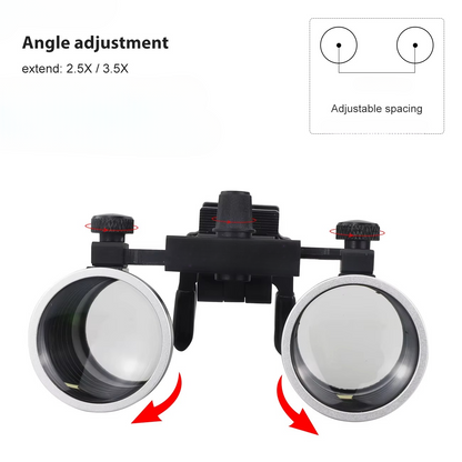BowLift | Precision Dental Magnifying Loupes with Coated Optical Lenses 2.5X & 3.5X