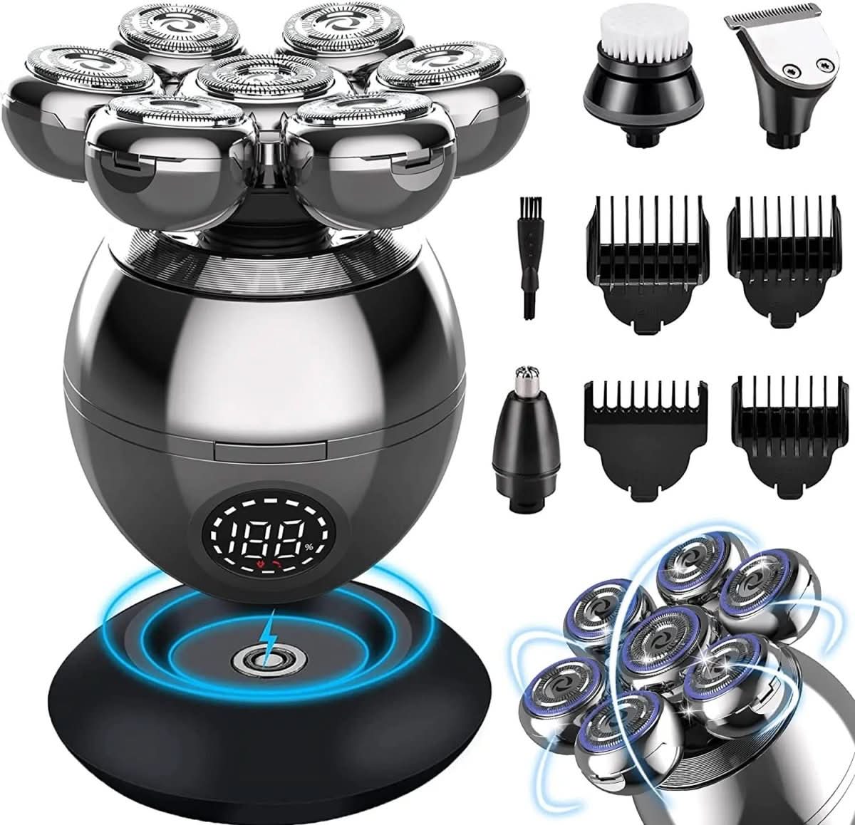Skanto | 7D Electric Shaver with IP68 Waterproofing and USB Charging