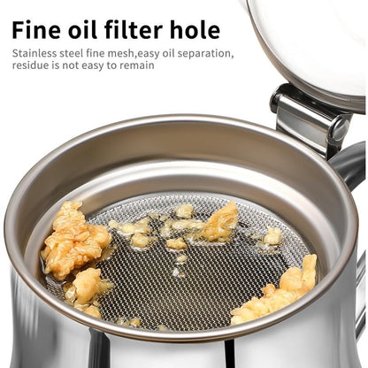 Stainless Steel Oil Strainer Pot Bowlift