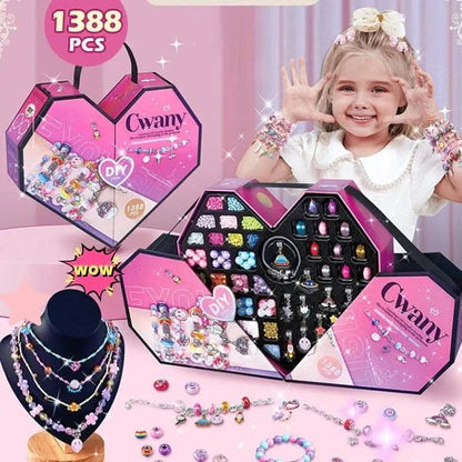 BowLift | Creative Bracelet Craft Kit for Girls with Sparkling Charms