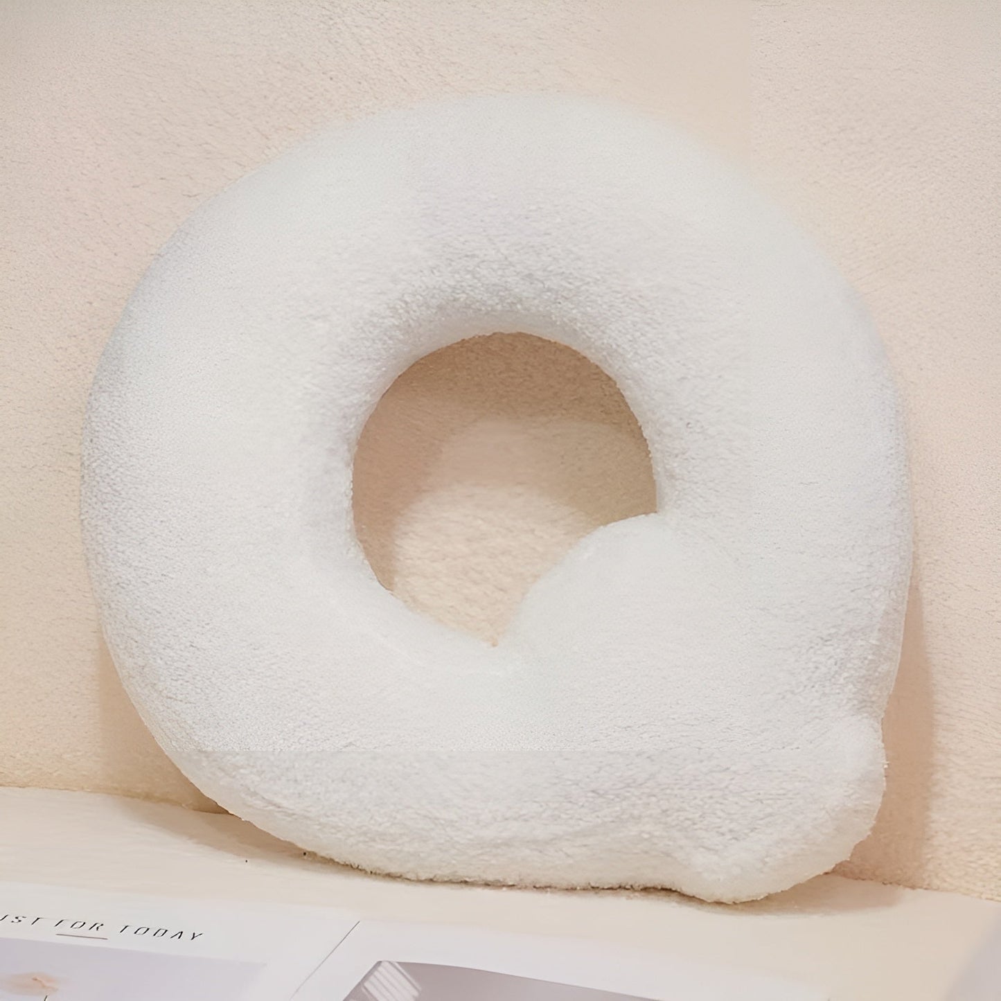 White Letter Decorative Pillow – Soft And Versatile | Creative Pillows For Your Sofa And Bed | Bowlift