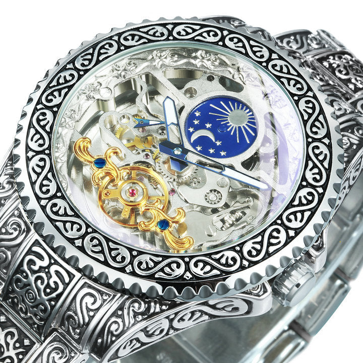 BowLift | Vintage Moon Automatic Tourbillon Watch