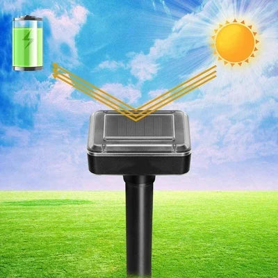 BowLift | Sonic Green Solar Animal Repeller with Ultrasound | Against Mice, Moles & Snakes | Weatherproof & Eco-Friendly