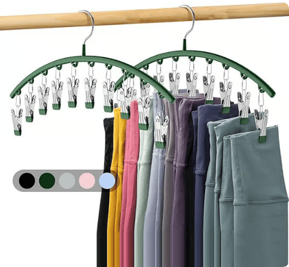 Leggings Organizer Hanger with Rubber Clips | Bowlift