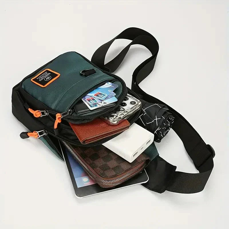 BowLift | UrbanTrail – Durable Men’s Shoulder Bag | Waterproof Crossbody Travel & Everyday Bag